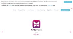 Desktop Screenshot of fluttermedia.com